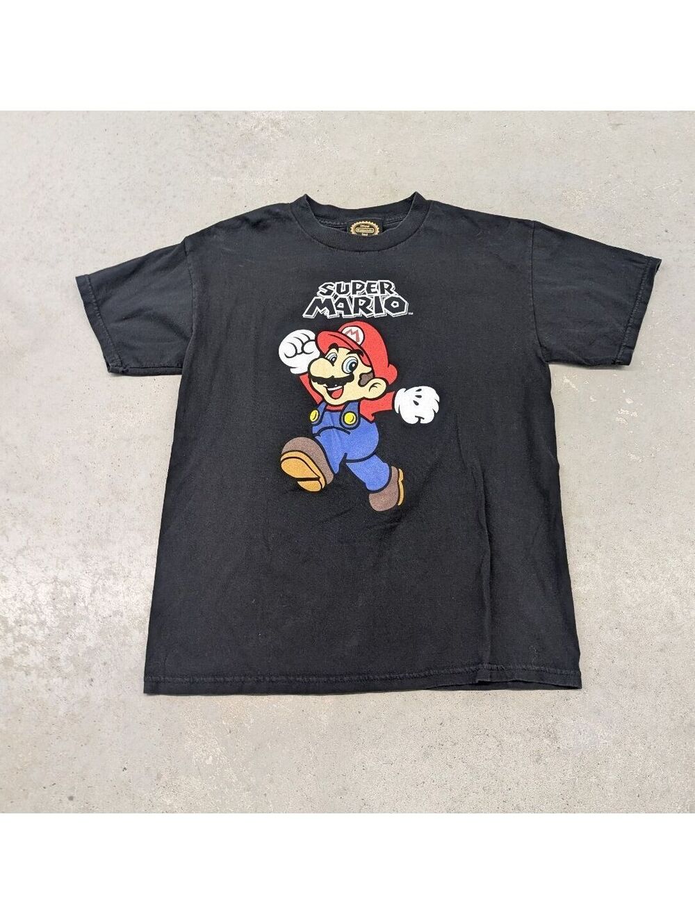 2010 Nintendo Super Mario Promo T-shirt Black